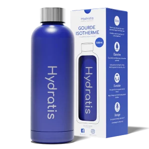 Gourde isotherme Bleu