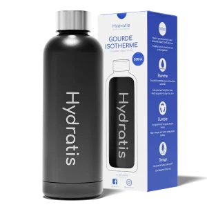 Gourde isotherme Noir